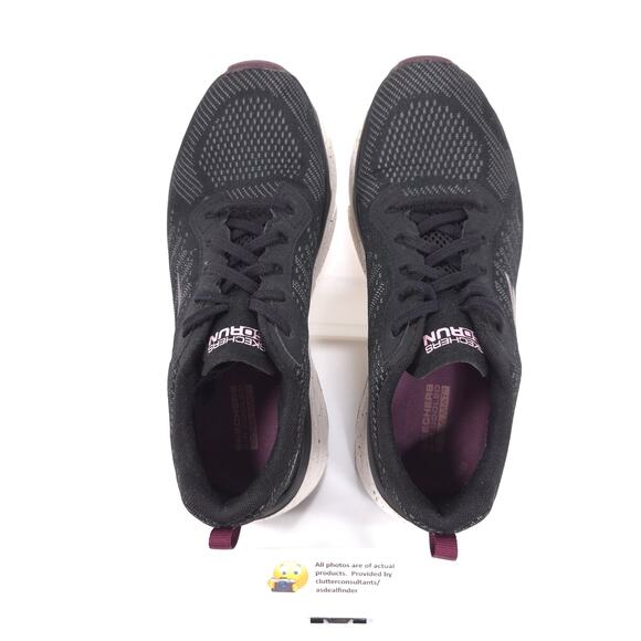 Skechers Ultra Go Run Athletic Running Lace Up Shoe Womens Size 7.5 128269 Black - Picture 6 of 9